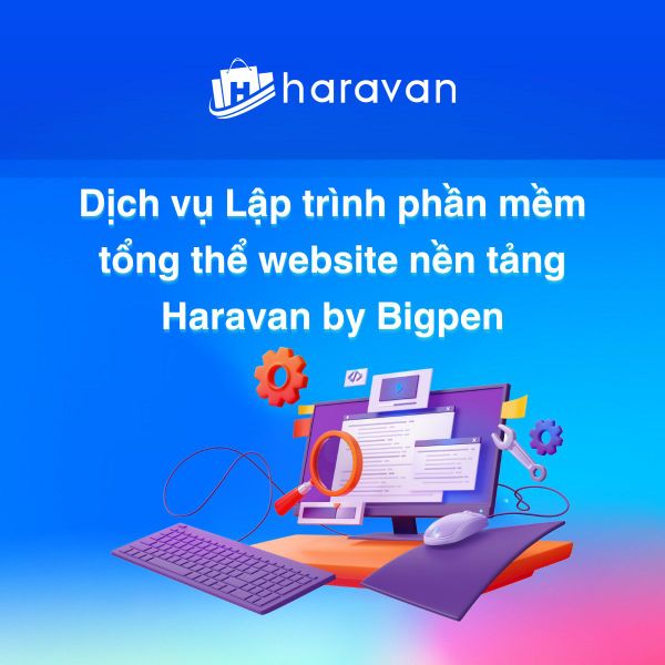 Dịch vụ Lập trình phần mềm tổng thể website nền tảng Haravan