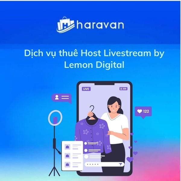 Dịch vụ vận hành Host/MC Livestream chuyên nghiệp by Lemon