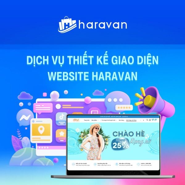 Dịch vụ thiết kế website trọn gói - Haravan