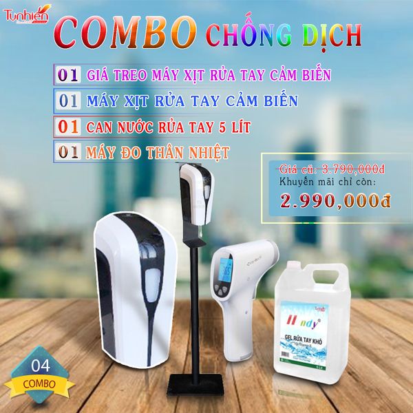 Bộ 04 sản phẩm bảo vệ sức khỏe mùa dịch