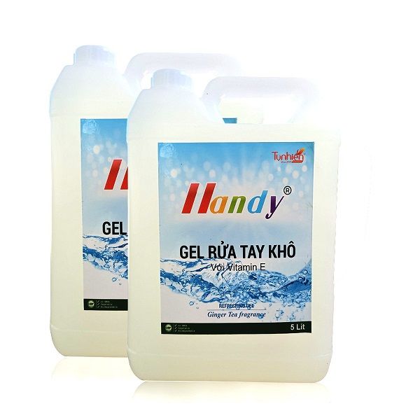 Gel rửa tay khô Handy với hương trà gừng 5000ml