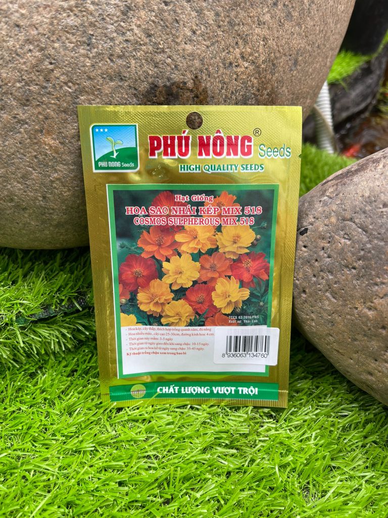 Hạt giống hoa sao nhái kép mix 518
