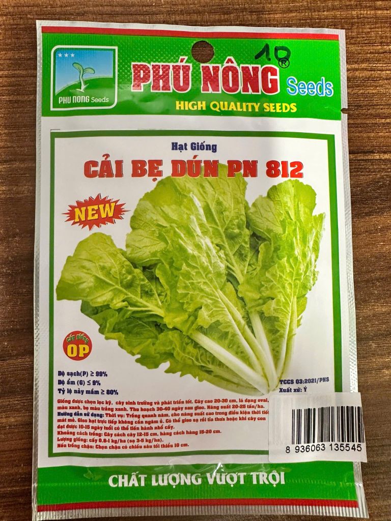 Hạt giống cải bẹ dún PN 812