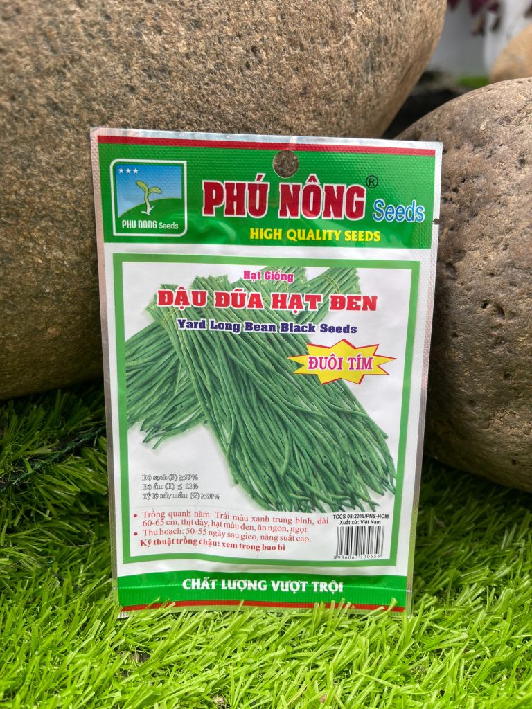 Hạt giống đậu đũa hạt đen trái dài PN 09