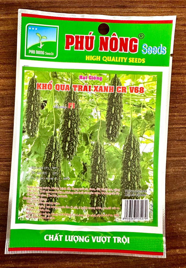 Hạt giống khổ qua trái xanh CR V68