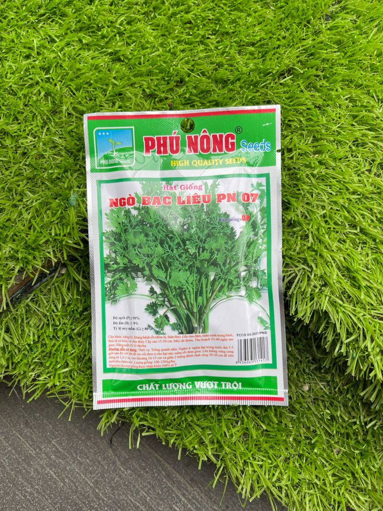 Hạt giống ngò bạc liêu PN 07