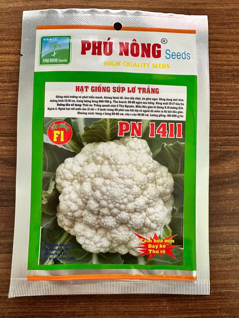 Hạt giống súp lơ trắng PN 1411