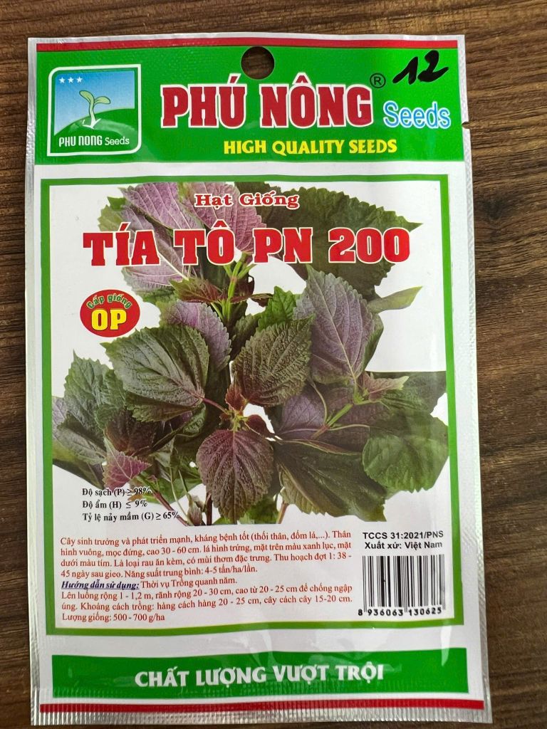 Hạt giống tía tô PN 200