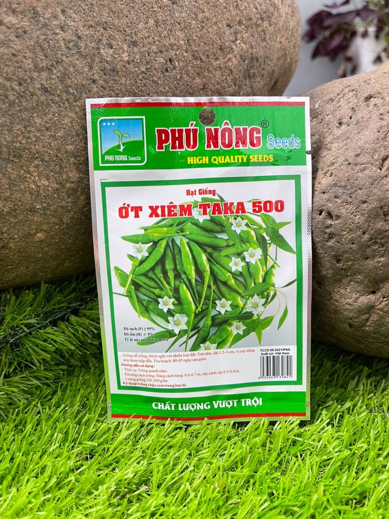 Hạt giống ớt xiêm Taka 500
