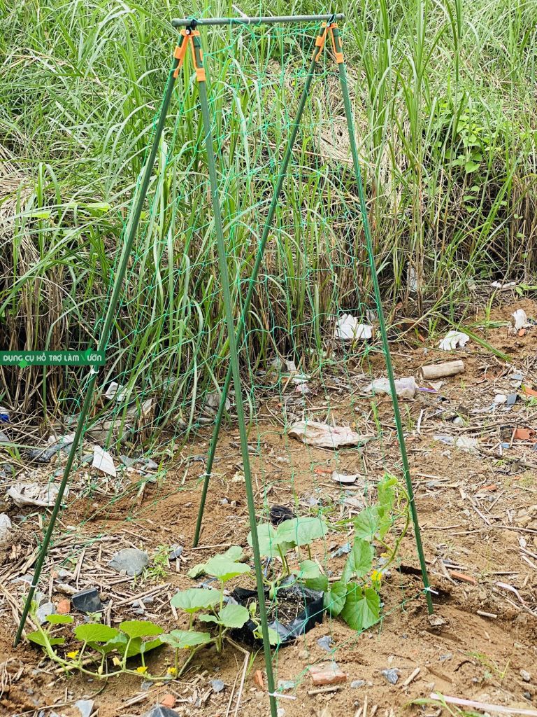 Giàn leo chữ A Daim dài 60cm cao 180cm ống thép bọc nhựa phi 11
