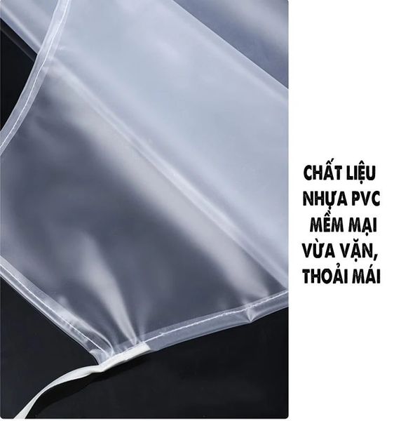 TẠP DỀ NHỰA PVC TRONG SUỐT, DÀY, CHỐNG MÀI MÒN, CHỐNG THẤM NƯỚC CHỐNG DẦU 80*55CM