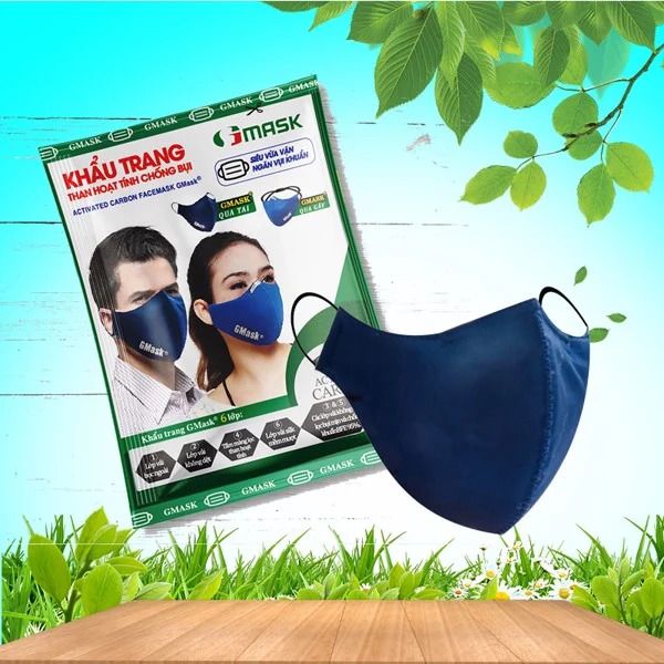 Khẩu trang hoạt tính Gmask qua tai 6 lớp