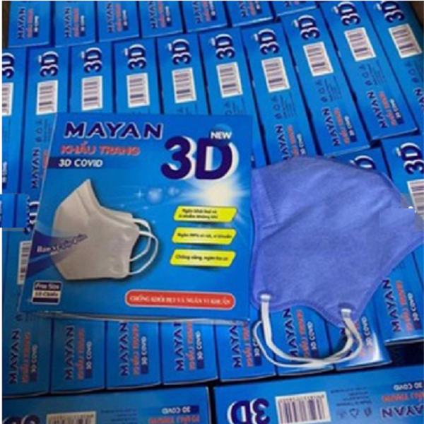 Khẩu Trang Mayan 3D Mask PM2.5 hộp 10 cái