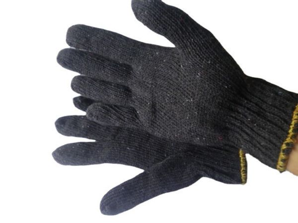 Găng tay len 60g (Màu xám đen)