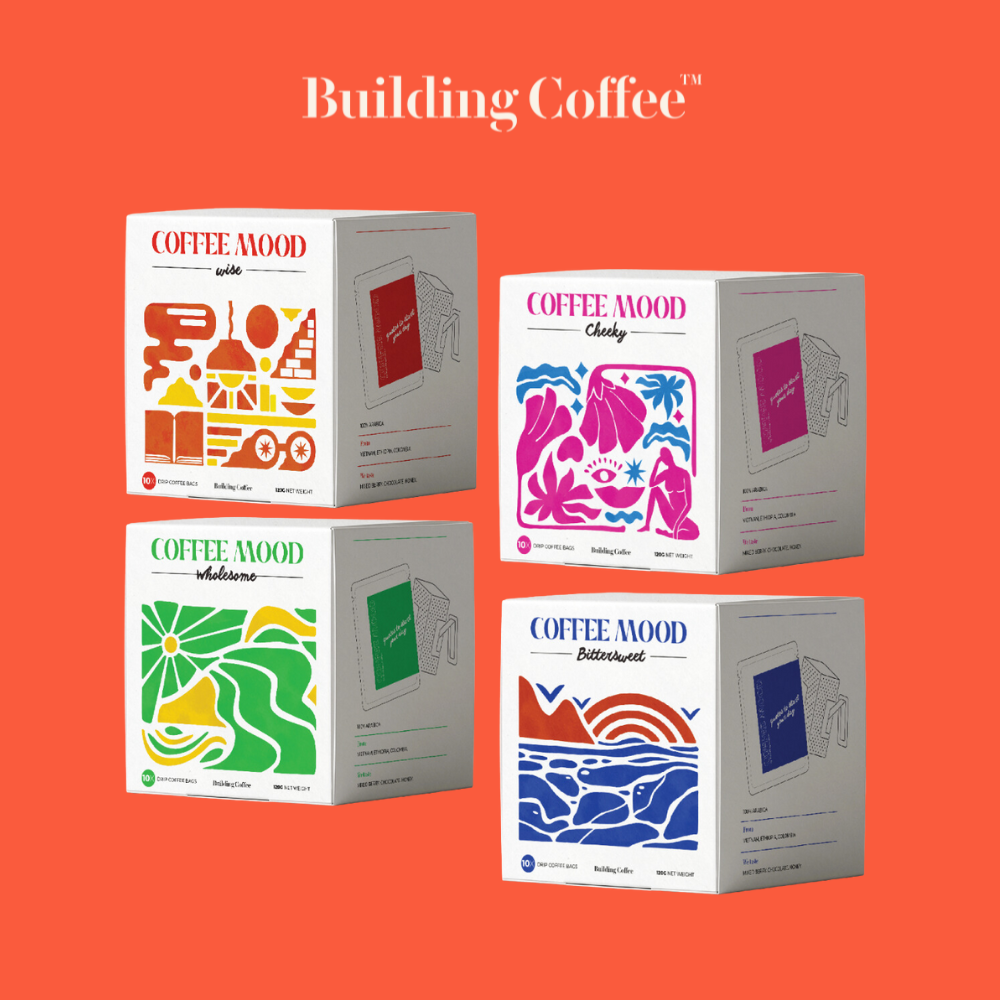 COFFEE MOOD - Cà phê phin giấy (10 túi x 12g)