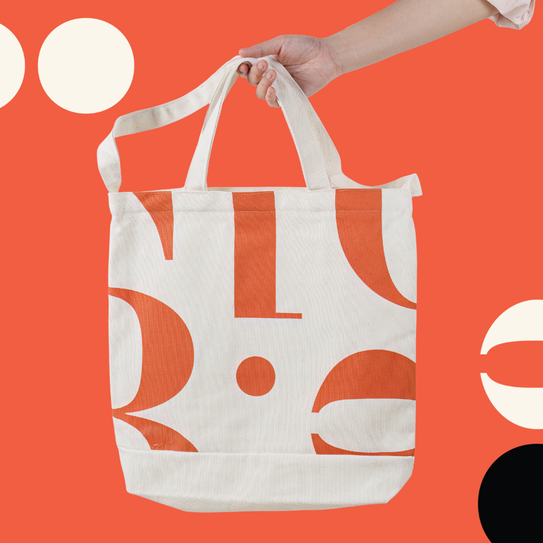 Tote Bag Building Coffee