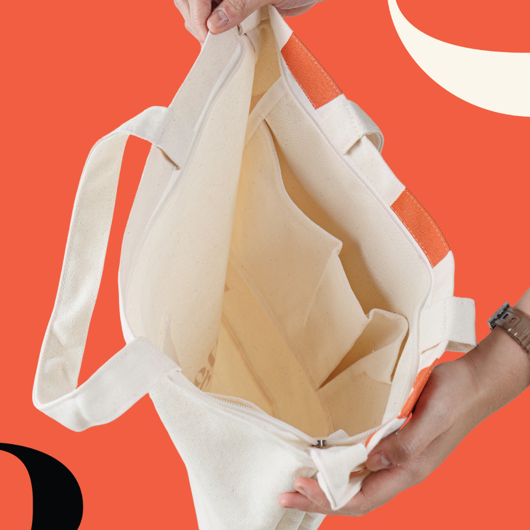 Tote Bag Building Coffee