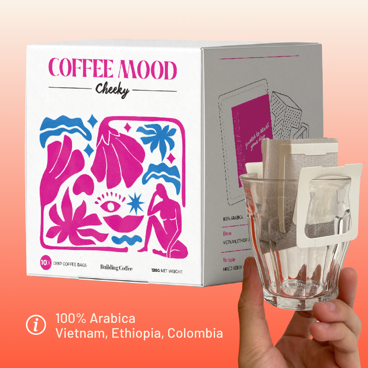  COFFEE MOOD - Cà phê phin giấy (10 túi x 12g) 