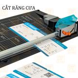 Bàn Cắt Giấy Đa Năng DSB A3 - Cắt Thẳng, Cắt Gợn Sóng, Cắt Răng Cưa, Bo Góc