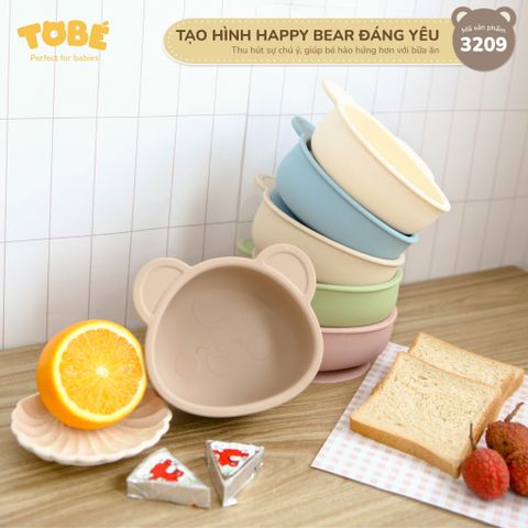  Bát Ăn Dặm Happy Bear MS 3209 