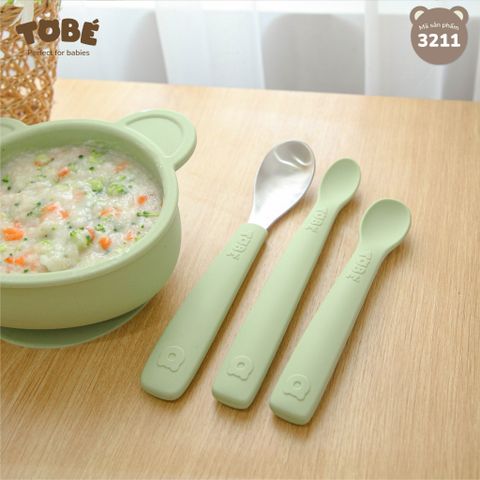  Bộ 3 Thìa Ăn Dặm Silicone MS 3211 