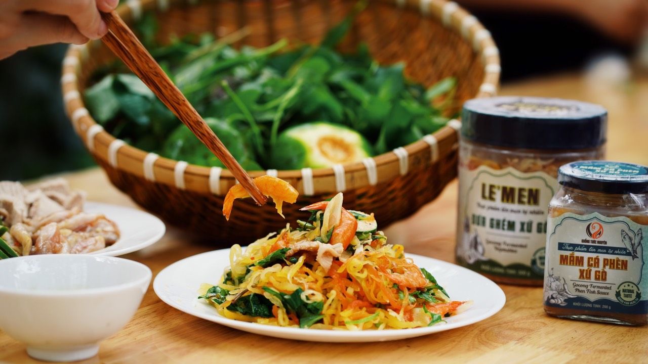 Mắm Tôm Chua Đu Đủ Xứ Gò