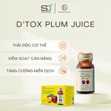  Nước uống detox cơ thể Kinohimitsu D'tox Plum Juice (Hộp 6 chai) 