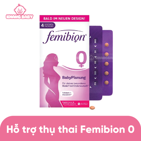 Vitamin hỗ trợ thụ thai Femibion Babyplanung số 0