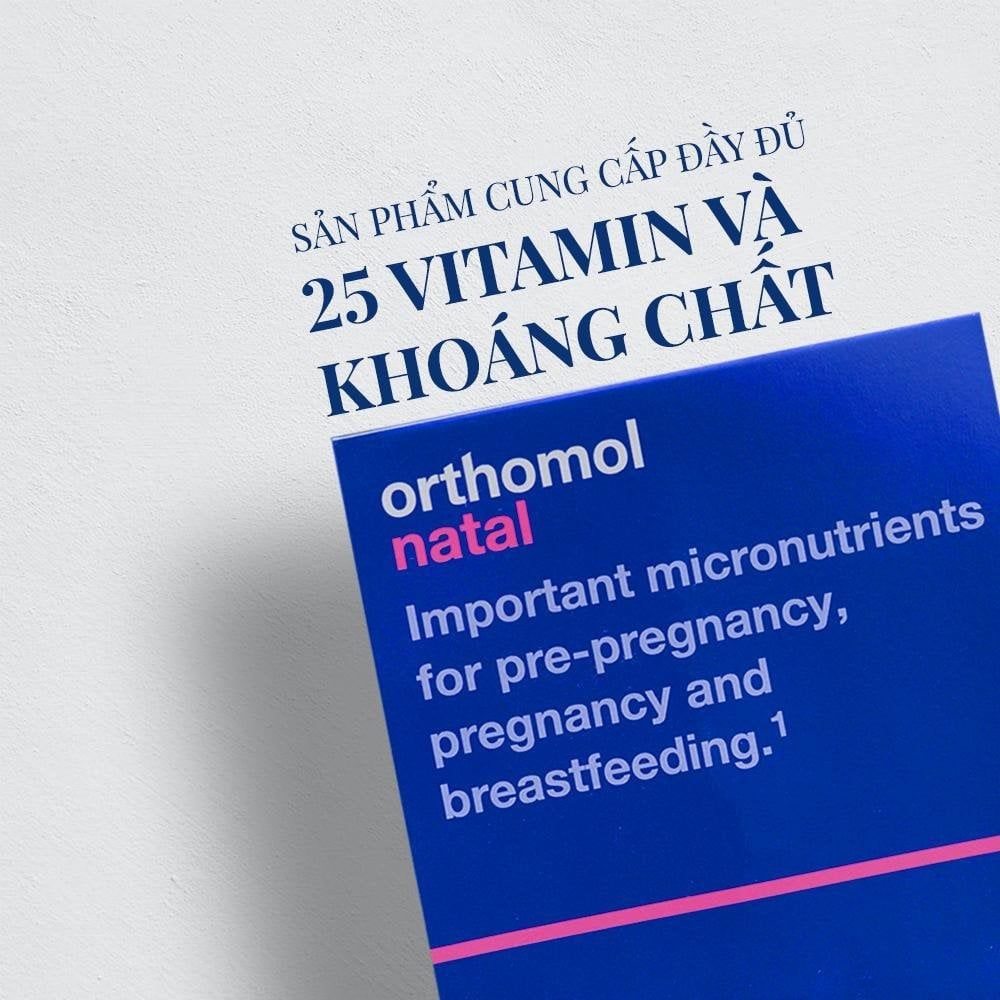 Vitamin Orthomol Natal cho mẹ bầu, cho con bú và chuẩn bị mang thai