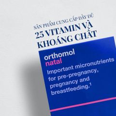 Vitamin Orthomol Natal cho mẹ bầu, cho con bú và chuẩn bị mang thai