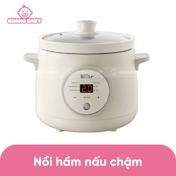 Nồi nấu chậm nhiệt hầm Bear NNC15