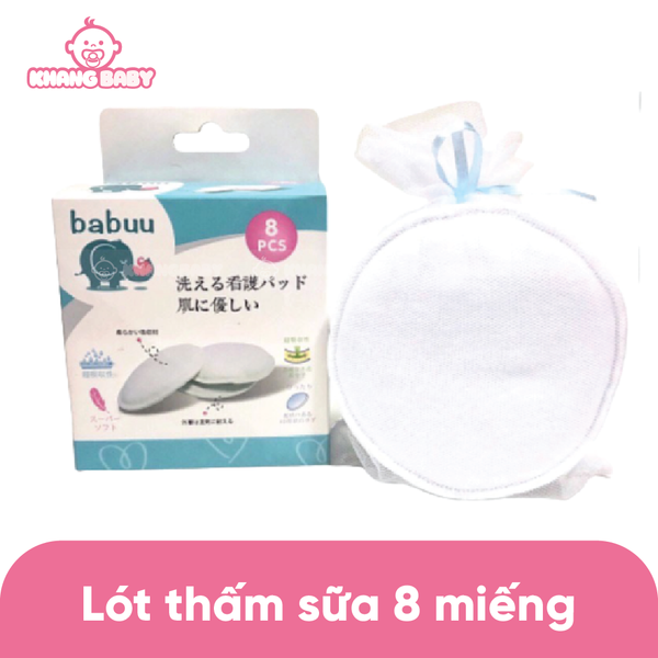 Lót thấm sữa Babuu 8 miếng