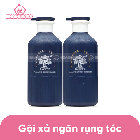 Cặp gội xả Biotin Essence xanh