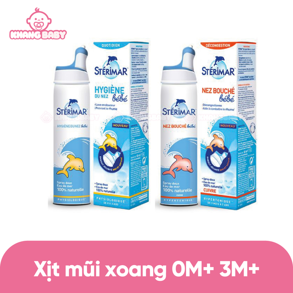 Xịt mũi cá heo Sterima Pháp 100ml