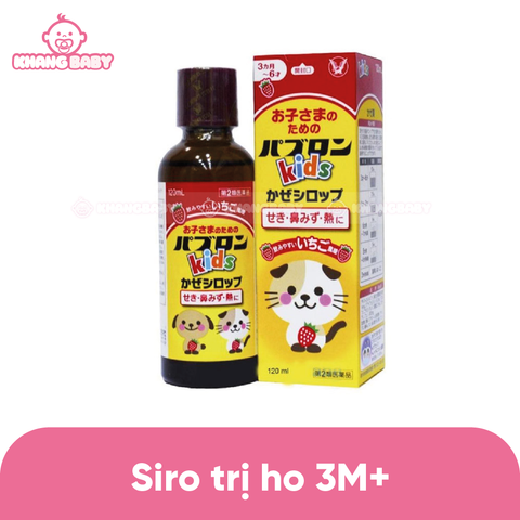 Siro ho chó mèo Paburon S Kids Nhật 3M+