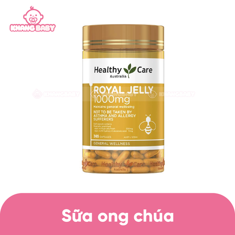 Sữa ong chúa Healthy Care Úc 365 viên