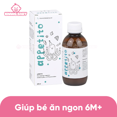 Siro ăn ngon Appetito Đức 200ml 6M+