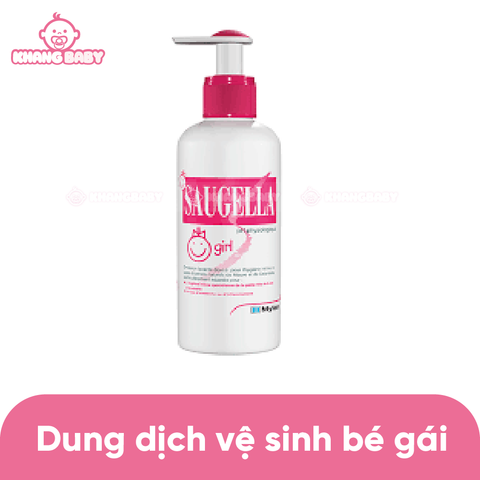 Dung dịch vệ sinh bé gái Saugella 200ml 2Y+