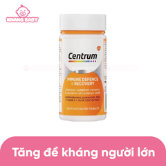 Tăng đề kháng Centrum Immune cho người lớn 100 viên