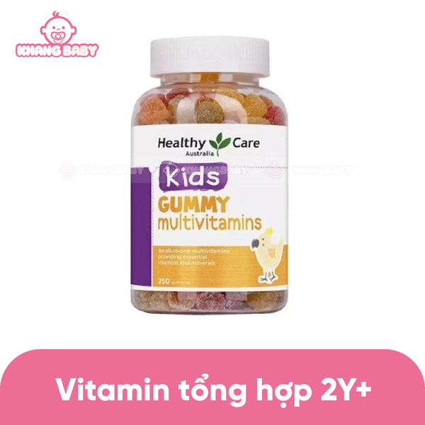 Kẹo dẻo vitamin Healthy Care Kids Gummy Multivitamins 250 viên 2Y+