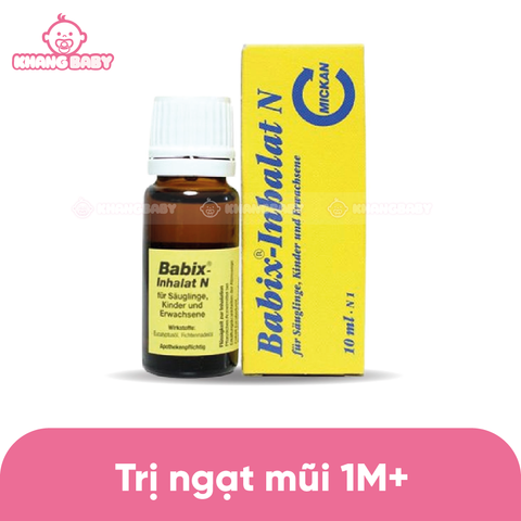 Dầu trị ngạt mũi Babix Inhalat 10ml 1M+