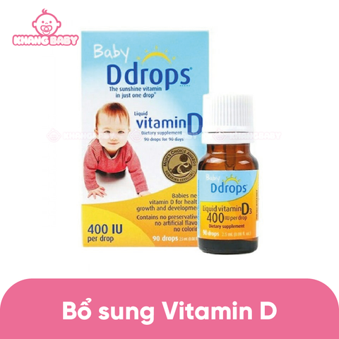 Vitamin D Drop Mỹ 25ml 0M+