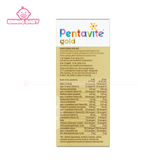 Siro vitamin tổng hợp kèm sắt Pentavite Gold Úc 200ml 1Y+