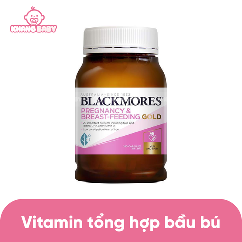 Vitamin bầu và sau sinh Blackmores Pregnancy & Breast 180 viên