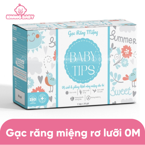 Gạc răng miệng Baby Tips cao cấp