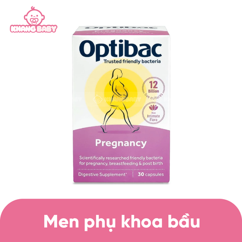 Men phụ khoa Optibac Pregnancy cho mẹ bầu
