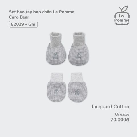 Set bao tay chân La Pomme Caro Bear 0215