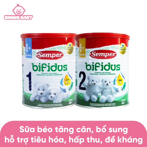 Sữa béo Semper Nga xanh 400g