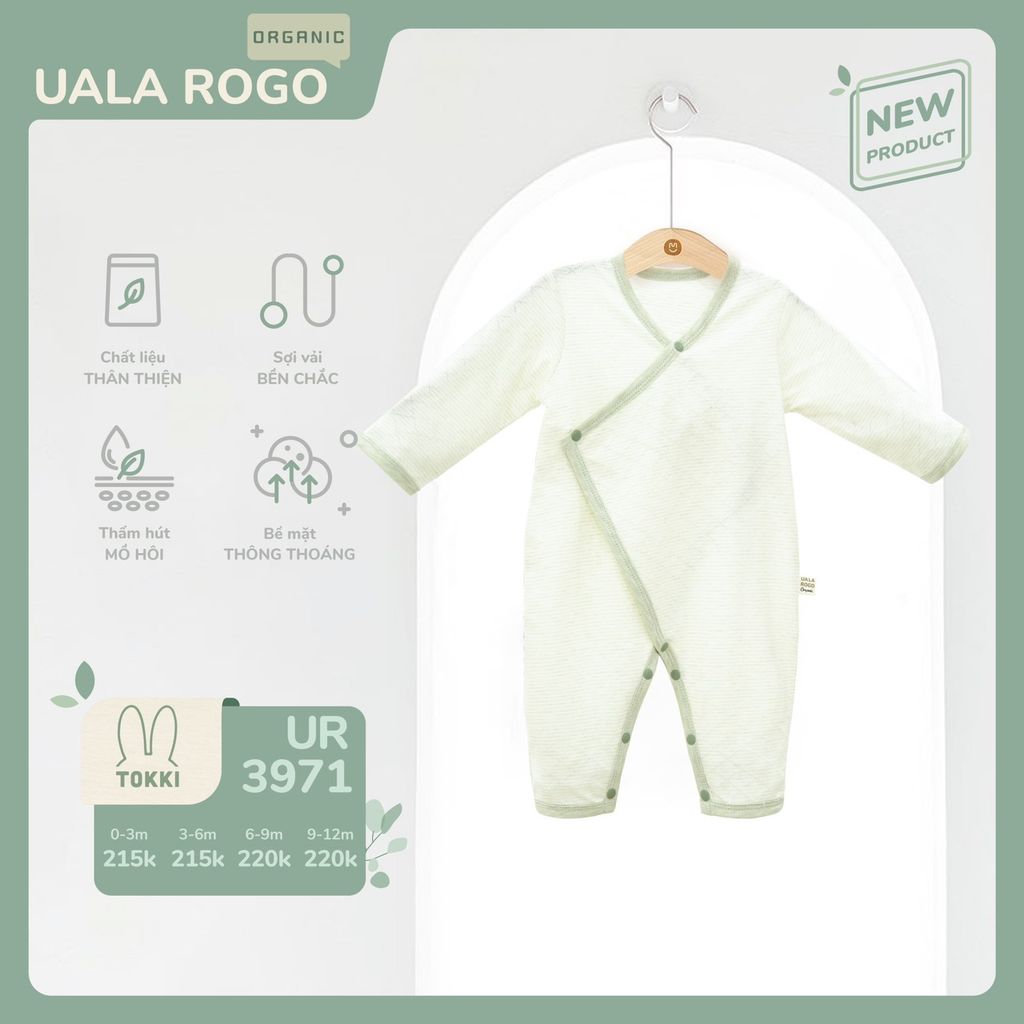 Body dài tay vạt chéo Uala Rogo UR 3971