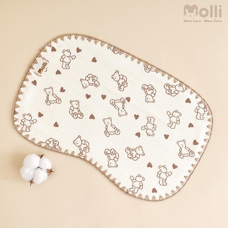 Lót gối sơ sinh Organic Molli